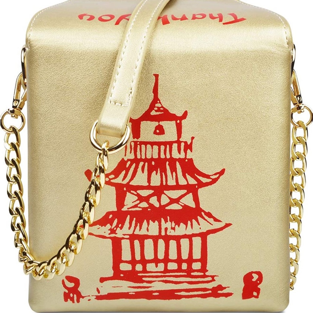 CHINESE TAKEOUT PURSE- chain strap!